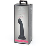 Fifty Shades of Grey Feel It Baby Black G-Spot Dildo Slimline Silicone 100% Waterproof with Suction Cup Base DONGS